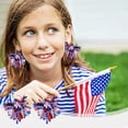 thumbnail image 6 of cpengpj 4th of July Patriotic Earrings, Red White and Blue Earrings, Independence Day Stud Dangle Drop Earrings Hook Fashion Jewelry Gift for Women, 6 of 6