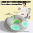 thumbnail image 4 of Seat Cushion Double Layer Elastic Pressure Relief Tailbone Support Pad for Office Chair Car Seat Long Sitting Breathable Fabric Contoured, 4 of 6