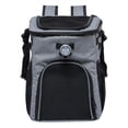 thumbnail image 1 of Bike Basket for Dogs Dog Bike Carrier Backpack Ventilated for Travel Outdoor Grey, 1 of 8