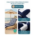 thumbnail image 3 of Casa Platino Beach Towel Set of 2, Light Weight, Quick Dry Towel, Large Beach Towels 30"x60", Beach Towel Set - Blue, 3 of 8
