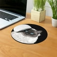 thumbnail image 5 of WIRESTER 7.88 in Round Mouse Pad with Non-Slip Rubber Base for Computers, Laptop, Office & Home - Seal Point Ragdoll Cat, 5 of 5