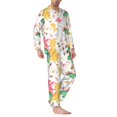 thumbnail image 2 of Fotbe Cute Baby Dinosaurs Pijama de Hombre con Estampado de Manga Larga, Conjunto de 2 Piezas, Ropa de Dormir Suave y Cómoda con Bolsillos-Medium, 2 of 7