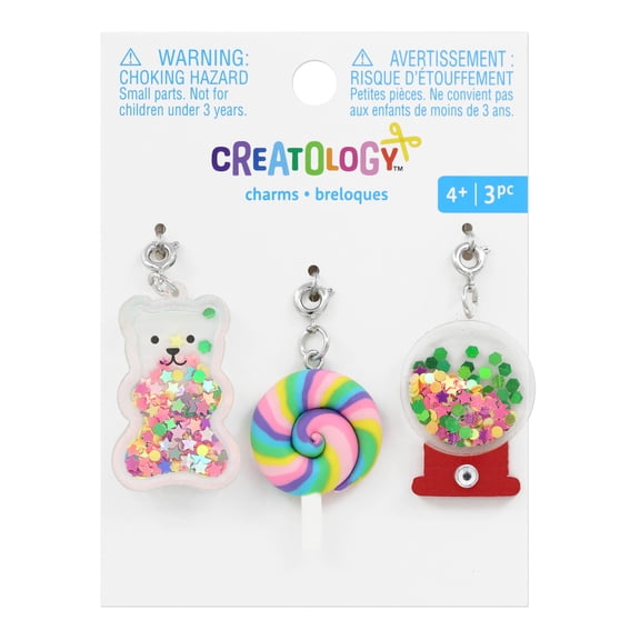 Candy Charms by Creatology - Assorted Charms for DIY Jewelry - Accessories & Kids’ Crafts - 12 Pack