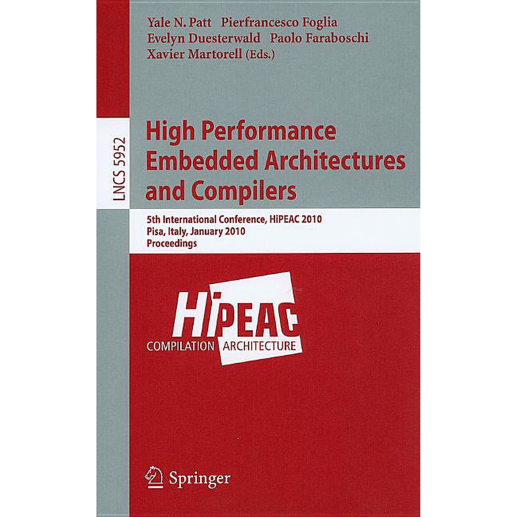 High Performance Embedded Architectures and Compilers, (Paperback)