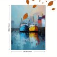 thumbnail image 3 of Qisvanset 12x16 Inch Sunset Meadow Floral Landscape Canvas Print Wall Art, 3 of 5