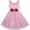 Pink, variant on Flower Girl Dress Pageant Wedding Party Tulle Overlay 4