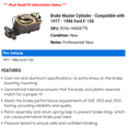 thumbnail image 2 of Brake Master Cylinder - Compatible with 1977 - 1986 Ford F-150 1978 1979 1980 1981 1982 1983 1984 1985, 2 of 2
