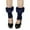 Navy, variant on Zedker Boot Cuffs for Women Pairs Faux Socks Winter Knitted Furry Leg Warmers Beige Plus Free Size