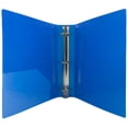 thumbnail image 3 of JAM Paper Plastic 2 in Binders, 3 Metal Rings, Blue, 1/Pack, 3 of 6