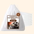 thumbnail image 2 of Cold Brew Coffee Filters and Bags, 20" x 20" Commercial Size, Drawstring Bags for Large Batch and 5-Gallon Systems, Capacity Up to 5 LBS Coffee, 50-Pack, 2 of 6