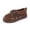 Coffee, variant on Women's Winter Snow Boots Comfort Plush Warm Sneakers Indoor/Outdoor Anti-Slip Leisure Short Boot Thick Bottom Loafers