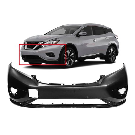 DCP Front Bumper Cover for Nissan Murano 2015-2018 NI1000305 62022-5AA0H