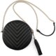 thumbnail image 5 of Bolso bandolera para mujer, bolso de hombro, cartera redonda con flecos, cartera de mano, bolso de noche, pequeño bolso de mano de piel sintética, cartera de moda con cadena, color negro, 5 of 5