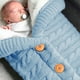 thumbnail image 4 of Mantas unisex para bebés, mantas suaves y gruesas de lana tejidas para bebés, envolturas para cochecito de niños, accesorios para bebés recién nacidos, 4 of 8