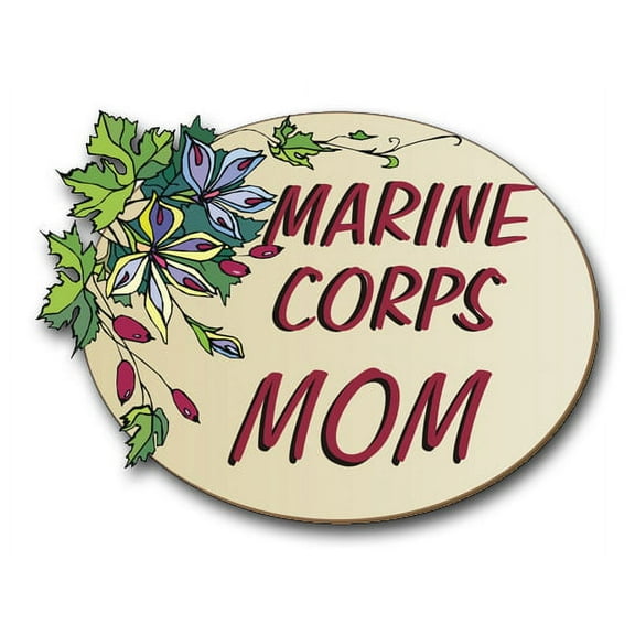 3.8 Inch Marine Corps Mom Pride Vinyl Transfer Decal