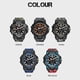 thumbnail image 3 of Mirar 1545D Reloj de pulsera deportivo multifuncional para hombre Cuarzo de moda + Reloj electrónico digital de doble pantalla con 50M Impermeable / Luminoso / Alarma / Cronómetro / Timbre 1 1, 3 of 5