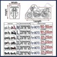 thumbnail image 2 of Motorcycle Cover Universal Outdoor Uv Protector Scooter All Season Waterproof Bike Rain Dustproof Cover M L Xl 2xl 3xl 4xl 190t, 2 of 4
