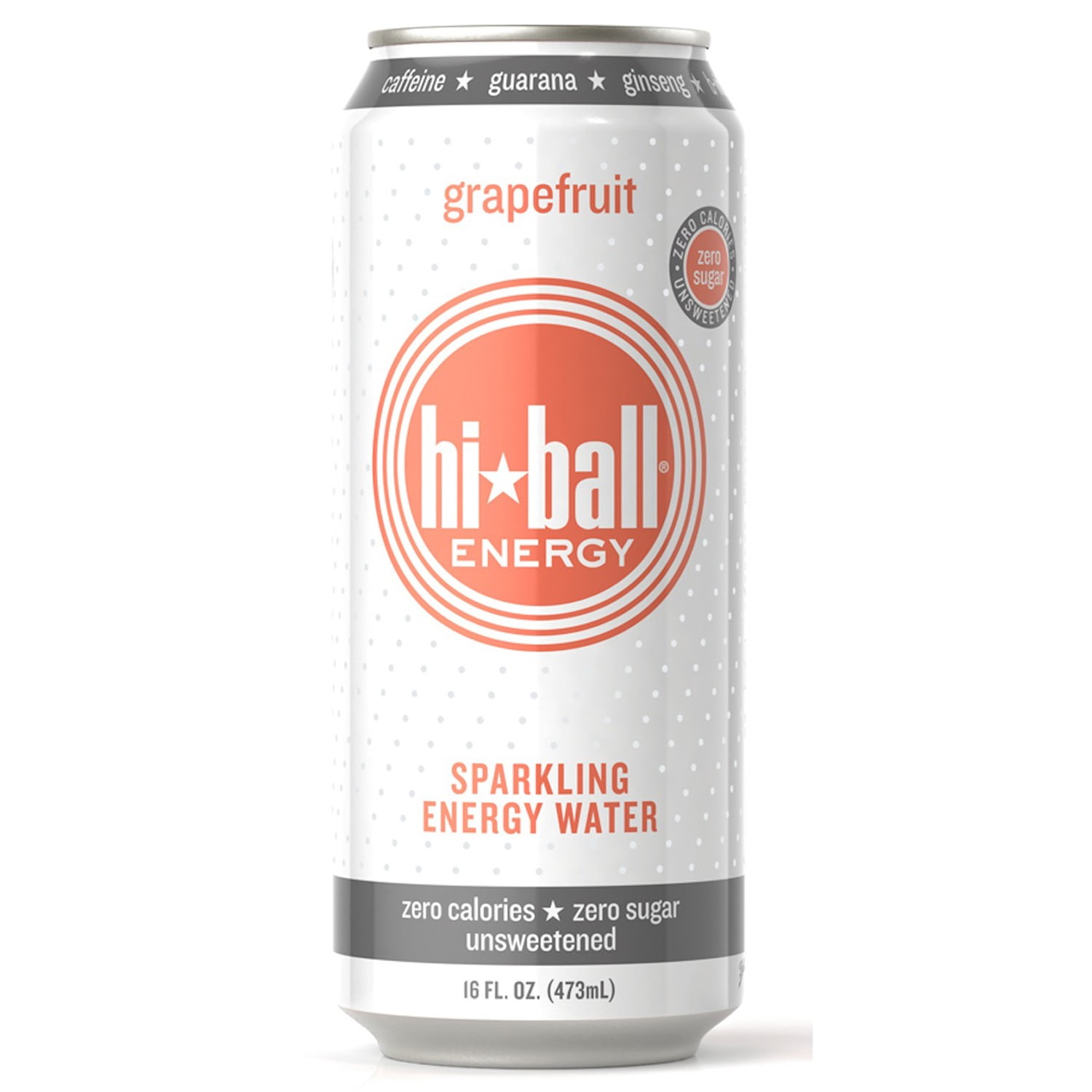 Hiball Energy Sparkling Energy Water, Grapefruit, 16 Fl Oz, 12 Count