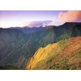 thumbnail image 2 of Hawaii Maui Ukumehame Gulch And West Maui Mountains At Sunset Orange Cloud With Green Mountains In Background, 2 of 4