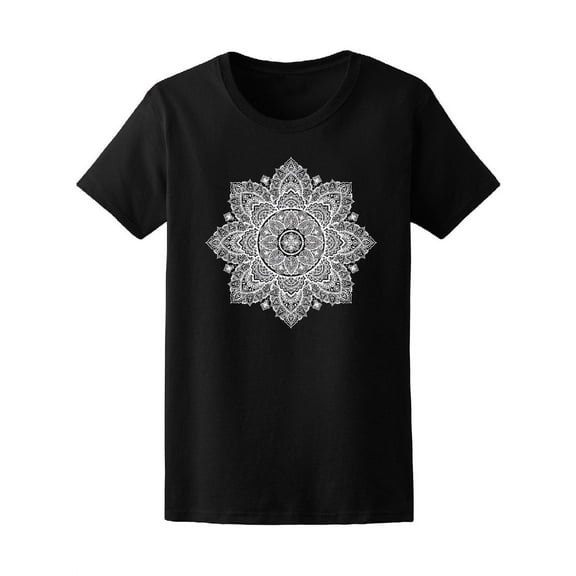 Beautiful Mandala Ethnic Pattern T-Shirt Women -Image by Shutterstock, Female Large