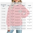 thumbnail image 3 of Fall Hoodless Sweatshirts for Girl Loose Leopard Bow Printed Long Sleeve Crew Neck Solid Color Fashion Casual Pullover Tops Red 01 2-3 Years, 3 of 7