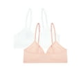 thumbnail image 3 of Wonder Nation Girls 4-18 Smooth Bralette, 2 Pack, 3 of 10