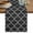 Black, variant on Brown Moroccan Cotton Linen Table Runner for Dining Kitchen, Morocco Abstract Quatrefoil Geometric Wedding Outdoor Party Tablerunners Decoration, Dresser Scarf Coffee Tablecloth Runners 13x36 Inches