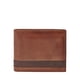 thumbnail image 1 of Billetera Fossil Quinn de piel plegable con identificación plegable para hombre, 1 of 6