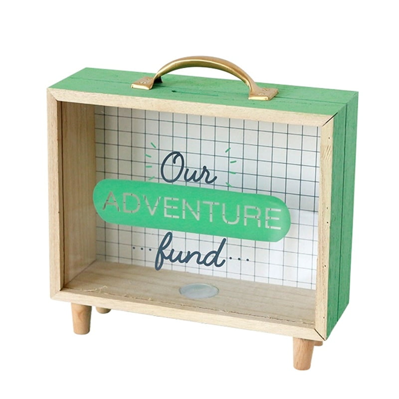 childrens wooden money box