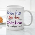 thumbnail image 3 of CafePress - Shichon PERFECT MIX Mug - 11 oz Ceramic Mug - Novelty Coffee Tea Cup, 3 of 4