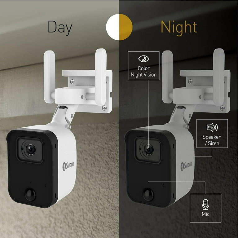 Swann Fortify 4 Camera Outdoor, Exterior Wireless Wi-Fi Home