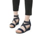 thumbnail image 4 of Sandalia DREAM PAIRS NINI-3 Cuña Navy Tacón 6 cm Talla 8, 4 of 5