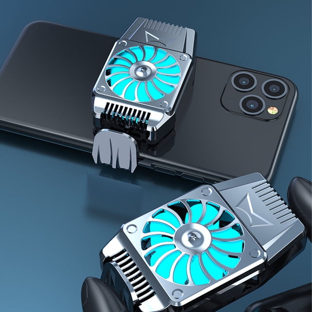 Enfriador de Teléfono Radiador Silencioso del Ventilador de Enfriamiento del Teléfono Celular para Videos de Juegos Energía Eólica Estable Reduce la Temperatura en 25 ANGGREK Otros
