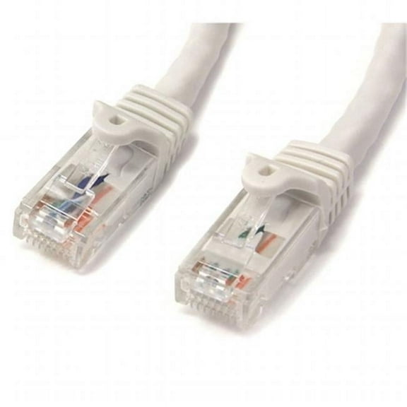 50 ft. Cat6 Patch Cable with Snagless RJ45 Connectors - White