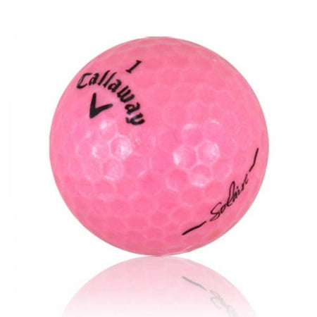 Used Callaway Big Bertha - Callaway Hex Solaire Golf Balls, Pink, Used, 12 Pack