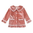 thumbnail image 2 of YWOAGH Girls Pajamas&nbsp;Set Long Sleeve Shirt Tops and Pants for Kids Toddler Sleepwear Outfits Daily Use Pink 2-3 Years, 2 of 8