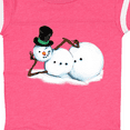 thumbnail image 4 of Inktastic Sassy Snowman in Top Hat Boys or Girls Baby Bodysuit, 4 of 5