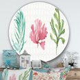 thumbnail image 2 of Designart 'Mixed Botanical Green Leaves II' Art Mural en Métal Style Ferme - Disque de 36, 2 of 5