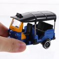 thumbnail image 2 of Generic Alloy Miniature Thai Tricycle Model Blue Vintage Tabletop Ornament, 2 of 3