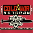 thumbnail image 3 of CafePress - Cold War Vet Shirt Back T Shirt - Men's Classic Graphic Cotton T-Shirt, 3 of 4