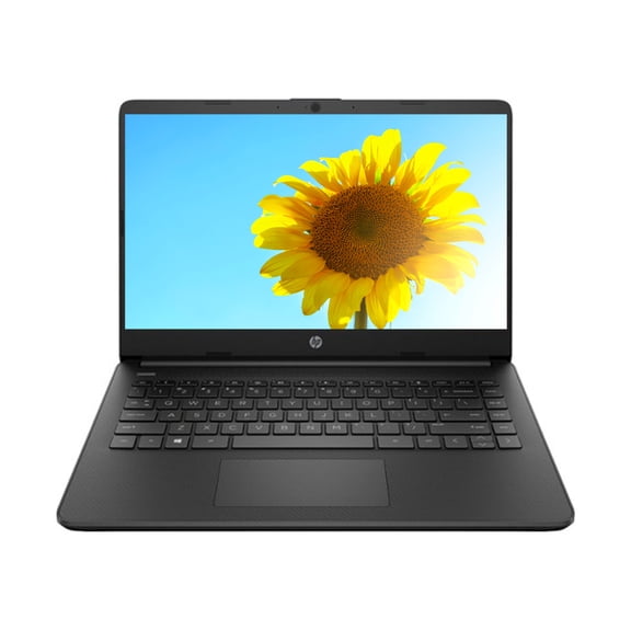 Pre-Owned HP Laptop 14 HD LCD, Intel Celeron N4120, 64GB eMMC, 4GB RAM, Windows 11 Home (S mode), Jet Black, 14-DQ0051DX