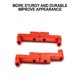 thumbnail image 2 of Pedales Mecanizados CNC Tholdsy 2 uds Aleación de Aluminio Rojo 1/10, 2 of 6