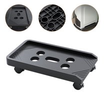 MLINS  for Computer Tower Shelf Case Stand with Brakes Movable Bracket Office