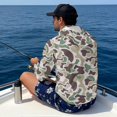 thumbnail image 4 of Bulopur Men’s Hooded Fishing Sun Shirt with Mask, UPF 50+ Long Sleeve Shirt with Vintage Camo Print Quick Dry Breathable Top for Outdoor Activities, 4 of 8
