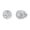 Sterling Silver, variant on Dazzlingrock Collection Round White Diamond Double Circle Illusion Set Screwback Stud Earrings for Women (0.25 ctw, Color I-J, Clarity I2-I3) in 10K White Gold