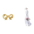 thumbnail image 1 of Asa de mueble,Tirador de latón con forma de lazo para muebles o armario,Figura de escritorio,Estatua de niña linda para escritorio,adorno nórdico moderno,Figura de niña en la, 1 of 8