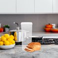 thumbnail image 3 of Raindrops  Reusable Bread Storage Container Boxes for Kitchen Counter Airtight Bins Brown Modern White, 3 of 8
