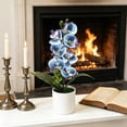 thumbnail image 4 of Lifelike Artificial Phalaenopsis Potted Plants 7 Heads Faux Orchid Flower Arrangement Home Wedding Party Indoor Desktop Decor Ornament, 4 of 7