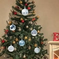 thumbnail image 6 of Deeceymbur Christmas Decoration Supplies Christmas Tree Hanging Ornaments Shiny Colorful Balls Blue Blue, 6 of 8