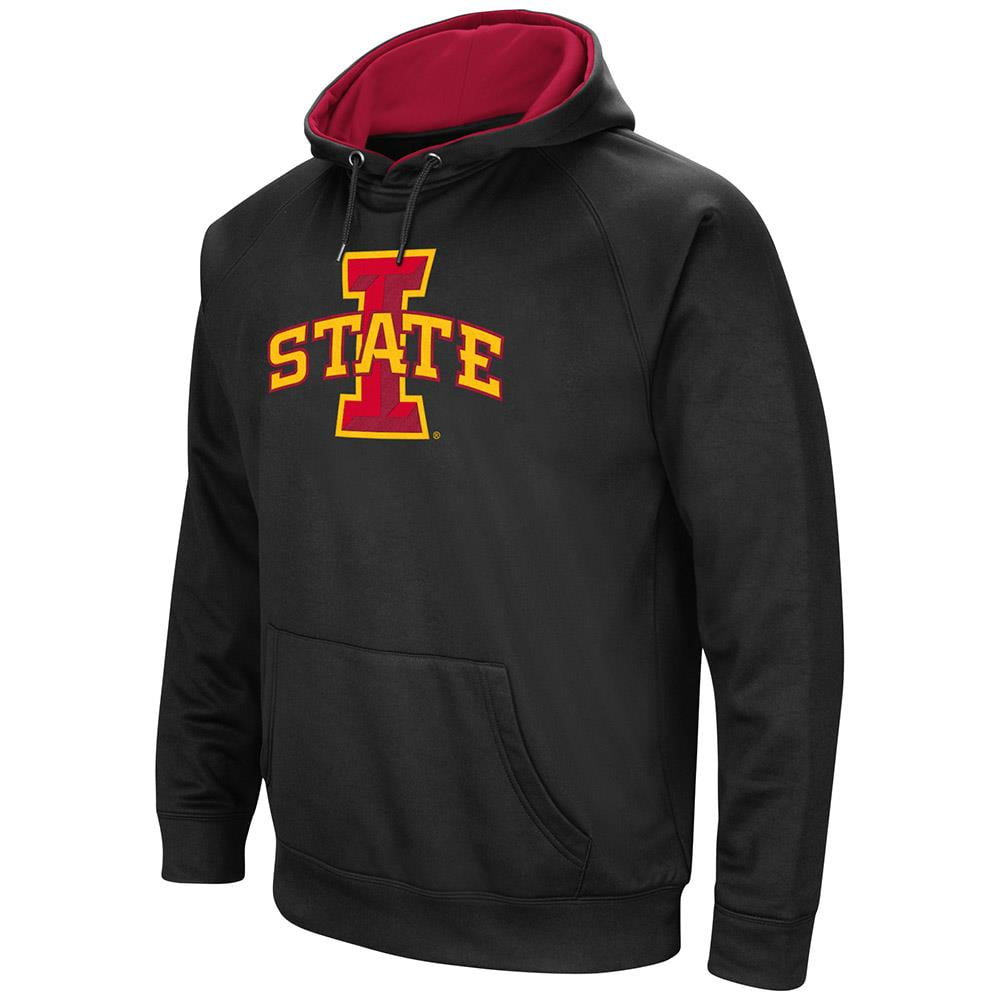 Mens Iowa State Cyclones Black Pull-over Hoodie by Colosseum